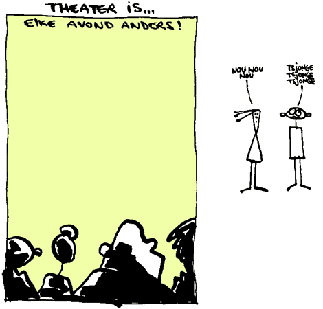 Een Toffie en Kee tekening